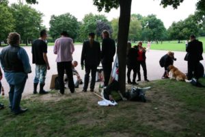 Abschlusskundgebung im Alaunpark