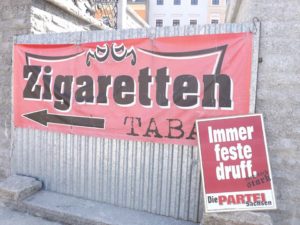Druff auf die Lunge