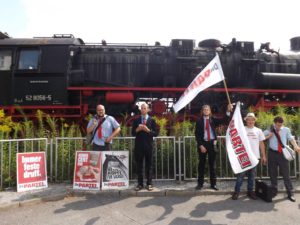 Solide angereist mit der Deutschen Reichsbahn