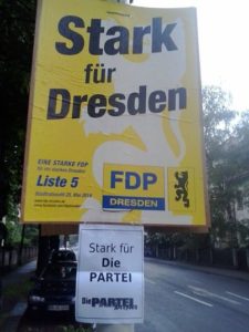 Stark für die PARTEI