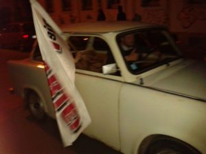 Unser Trabant wählt Die PARTEI